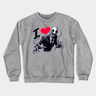 I Heart Slenderman Crewneck Sweatshirt